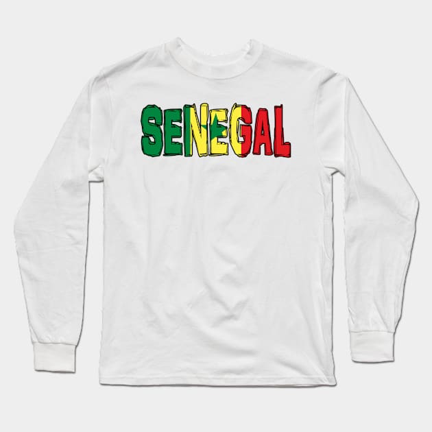 Senegal Long Sleeve T-Shirt by Design5_by_Lyndsey